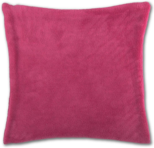 Kissenhülle Kuschel 50 x 50, Auswahl: pink - fuchsia ohne Füllung