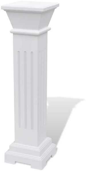 vidaXL Säulen-Pflanzenständer Klassischer Stil Quadratisch MDF 241849