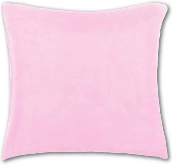 Kissenhülle Kuschel 30x30cm Kissenbezug Dekokissen Auswahl: rosa - hellrosa mit Füllung