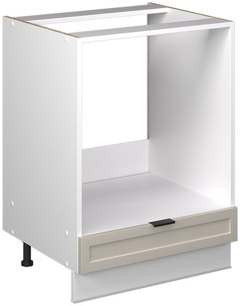 Herdumbauschrank Fame-Line GrauBeige 60 cm ohne Arbeitsplatte Vicco