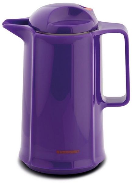 ROTPUNKT Isolierkanne 0,5 Liter 460 Glaseinsatz I hochwertig I langlebig I 24 Std heiß, (Kaffeekanne I Teekanne), robust und auslaufsicher