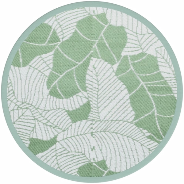 vidaXL Outdoor-Teppich ARAKIL Grün Ø160 cm PP 368589