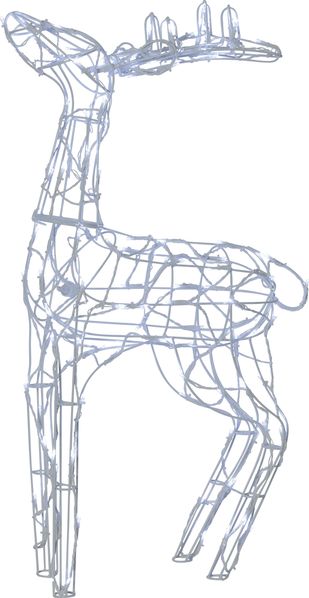Star LED-3D Rentier 'Pegasus', stehend, Metallrahmen,