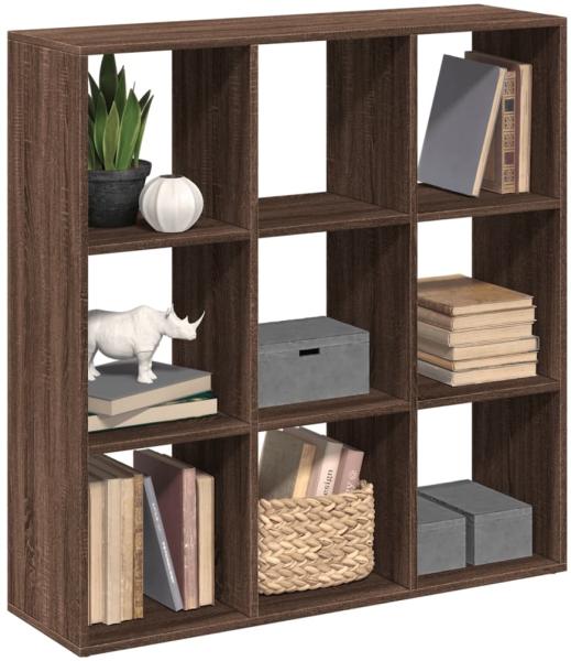 vidaXL Raumteiler-Bücherregal Braun Eichen-Optik 102 x 29 x 103,5 cm 858045