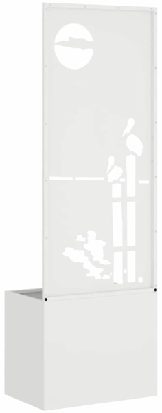 vidaXL Garten Sichtschutz-Leinwand Weiß 50 x 140 cm 876470 Bild 6