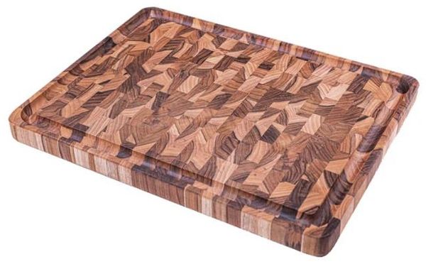 Tramontina CHURRASCO Stirnholz Schneidebrett, 45 x 34 x 3 cm