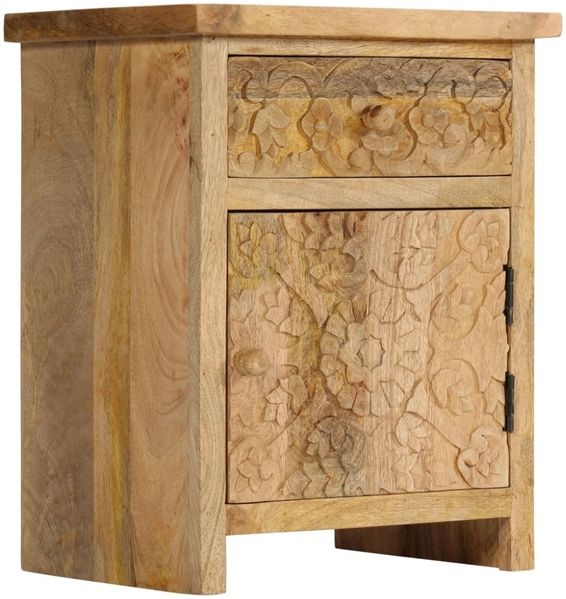 vidaXL Nachttisch Massivholz Mango 40x30x50 cm 246152