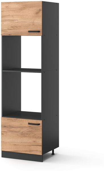 Mikrowellenschrank R-Line Goldkraft Eiche 60 cm Vicco