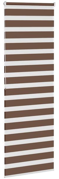 vidaXL Doppelrollo Braun 70x200 cm Stoffbreite 65,9 cm Polyester 4014359 Bild 4