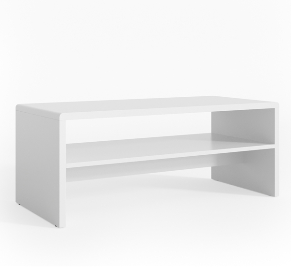 Couchtisch Weiß 99.6 x 39.8 cm Vicco