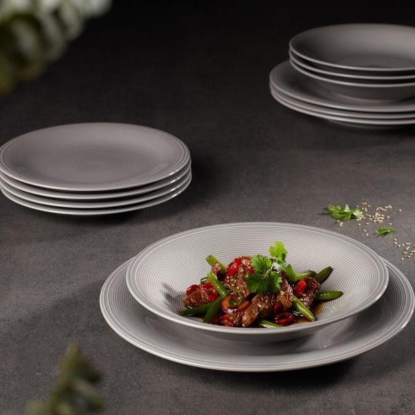 like. by Villeroy & Boch Color Loop Stone Starter Teller-Set 12-teilig - DS