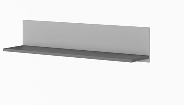 Wandregal ""Pok"" Wandboard Regal 90cm graphit grau