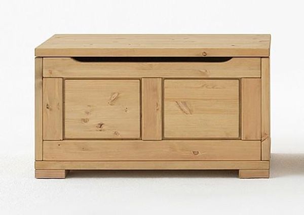 Deckeltruhe Guldborg / VITA kleine Truhe für Spielzeug Kiefer massiv