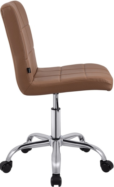 CLP Arbeitshocker Darfield höhenverstellbar und 360° drehbar bis 150 kg belastbar,hellbraun Kunstleder Bild 5