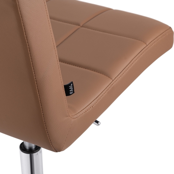 CLP Arbeitshocker Darfield höhenverstellbar und 360° drehbar bis 150 kg belastbar,hellbraun Kunstleder Bild 7