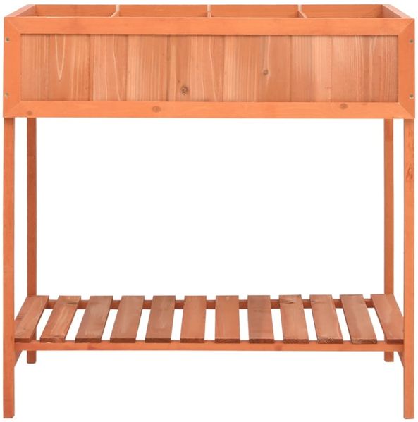 vidaXL Pflanzgefäß für Kräuter 80x60x80 cm Massivholz Tanne 170882 Bild 3