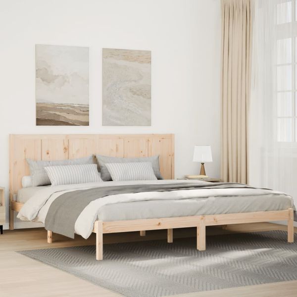 vidaXL Massivholzbett Extra Lang ohne Matratze 200x210 cm 3309249