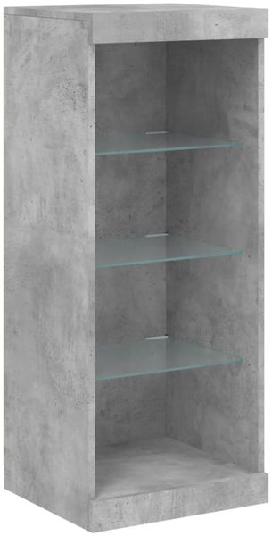 vidaXL Sideboards mit LED-Leuchten 3 Stk. Betongrau Holzwerkstoff 3209124 Bild 8