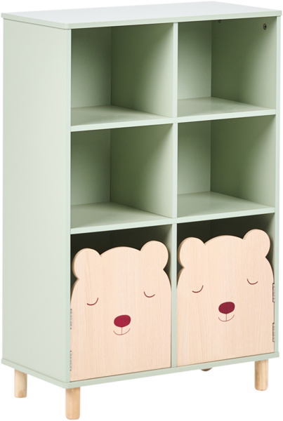 Bücherregal mit 3 Ebenen NOBBY 90 cm Hellgrün