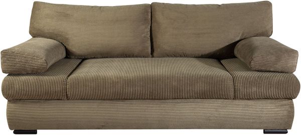 COLLECTION AB Schlafsofa Tina, B: 200 cm, Liegefl. 146x200 cm, Bettfunktion, Bettkasten & 2 Armlehnenkissen, Federkern