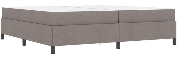 vidaXL Boxspringbett mit Matratze Taupe 200 x 200 cm Stoff 3398889 Bild 7