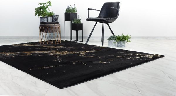 Kayoom Teppich Mineral 425, rechteckig, Höhe: 12 mm, Kurzflor, Hoch Tief Struktur, Wohnzimmer