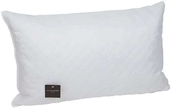 Vente-unique - SELENE Kopfkissen Stoff Weiß - B 50 cm x H 12 cm x L 70 cm