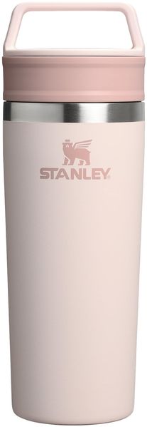 STANLEY 1913 Cafe Kaffeebecher To Go 0.47L - Hält 4 Stunden Heiß - 5 Stunden Kalt - Edelstahl Thermobecher - Spülmaschinenfest - Einfacher Tragegriff - Coffee To Go Becher - Rose Quartz