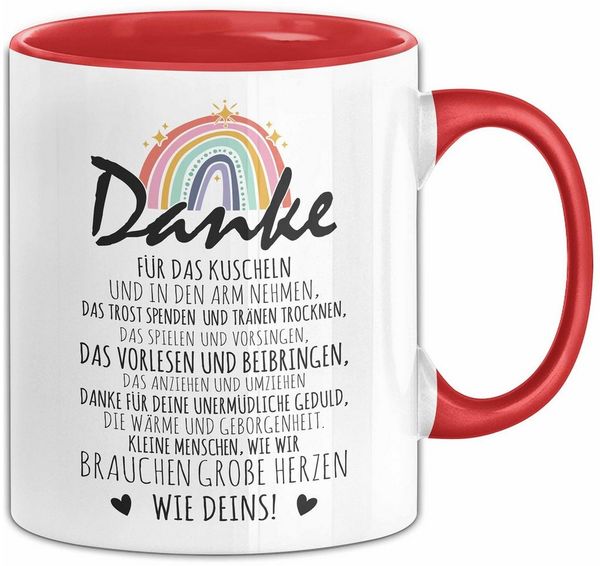 Trendation Tasse Erzieherin Abschiedsgeschenk Tasse Abschied Kindergarten Geschenkidee