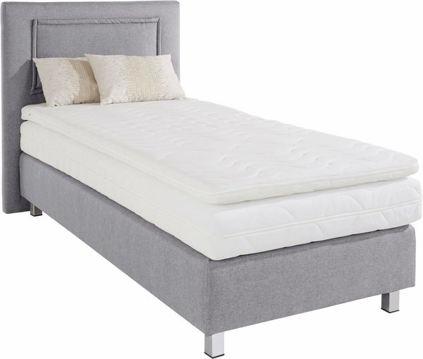 Westfalia Schlafkomfort Boxspringbett, inkl. Kaltschaum-Topper und Zierkissen