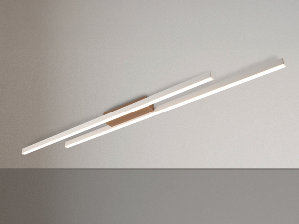 Trio Leuchten LED Deckenleuchte Odio 28W, coffee