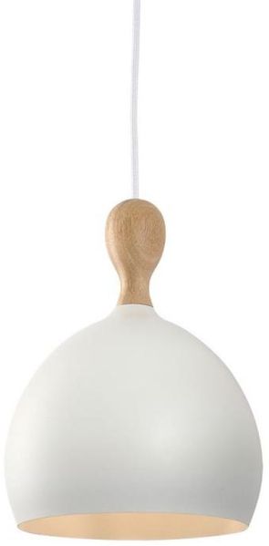Halo Design 742912 Pendelleuchte Dueodde Metall E27 weiß 18cm