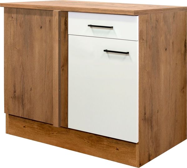 Flex-Well Eckunterschrank Vintea (B x H x T) 110 x 85 x 60 cm, als Ecklösung