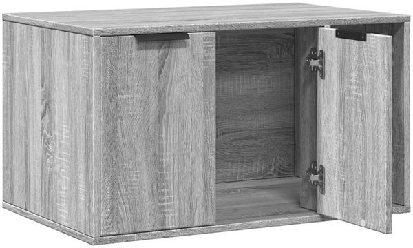 vidaXL Katzenklo Grau Sonoma 80x50x45 cm Holzwerkstoff 857738 Bild 4