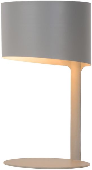 LUCIDE KNULLE - Tischlampe - Ø 15 cm - 1xE14 - Grau