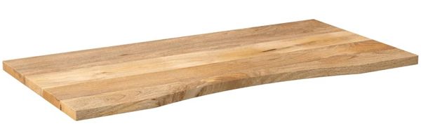 vidaXL Schreibtischplatte mit Aussparung 120x50x2,5cm Massivholz Mango 370196 Bild 2