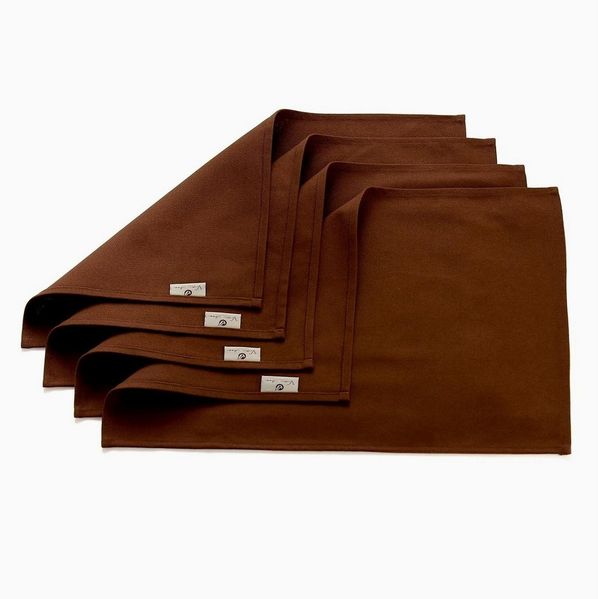 Vivi Idee Platzset 4er/6er Premium 100% Baumwolle Tischsets Platzdeckchen Stoff, (4-St), abwaschbar, Handgenäht, 52x33cm