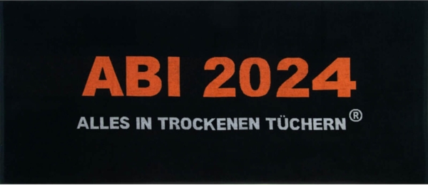 Egeria ABI 2024 Strandlaken Strandtuch Schwarz 75x180 cm 75 x 180 cm