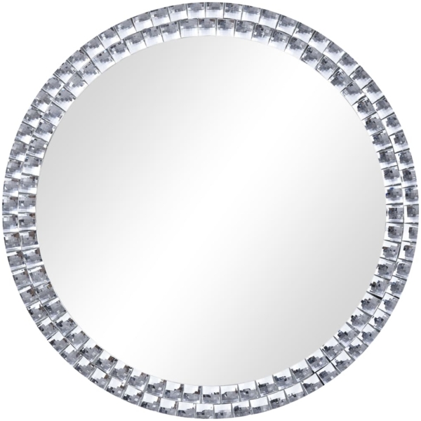 vidaXL Wandspiegel 40 cm Hartglas 249447