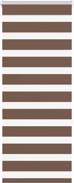 Doppelrollo Duo-Rollo Braun 60x150 cm Stoffbreite 55,9 cm Polyester
