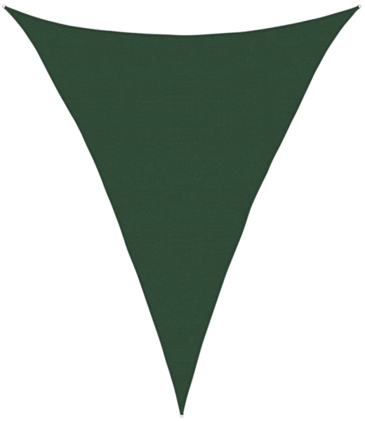 vidaXL Sonnensegel 160 g/m² Dunkelgrün 5x6x6 m HDPE 311483
