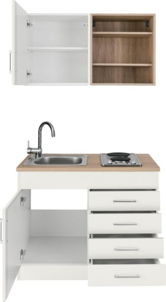KOCHSTATION Pantryküche KS-Mali, Breite 100 cm, wahlweise mit E-Geräten Bild 2