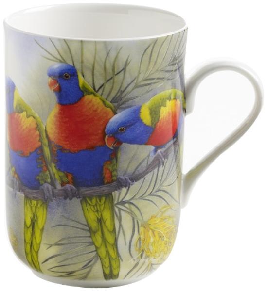 Becher 330 ml LORIS Birds of Australia / Maxwell & Williams / Bone China / Katherine Castle / Kaffeebecher / Pott