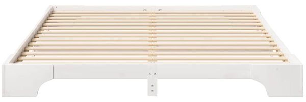 vidaXL Bettrahmen Weiß 200 x 210 cm Massives Kiefernholz 872909 Bild 4