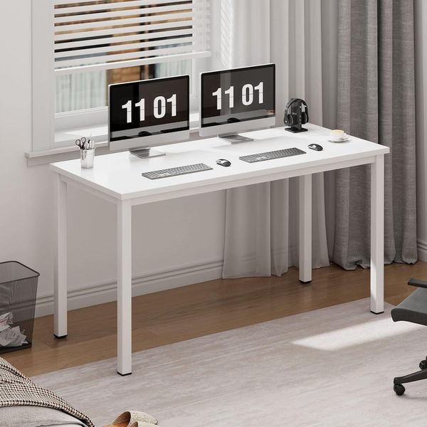 Schreibtisch Computertisch 100x60x75 cm Büro Workstation Holzplatte E1 graduiert