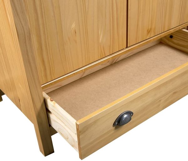 vidaXL Kleiderschrank mit 3 Türen Hill 127x50x170cm Massivholz Kiefer 288951 Bild 6