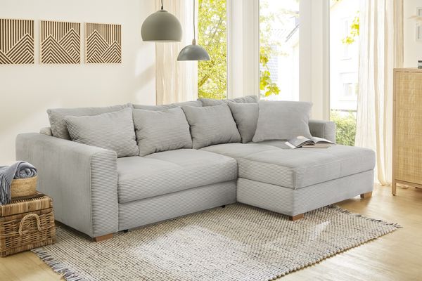 Job 'Kampen KPL' Wohnlandschaft, Cord light greige