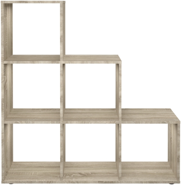 FMD Möbel - MEGA 1 - Raumteiler - melaminharzbeschichtete Spanplatte - Eiche Nb - 104,5 x 108 x 33cm