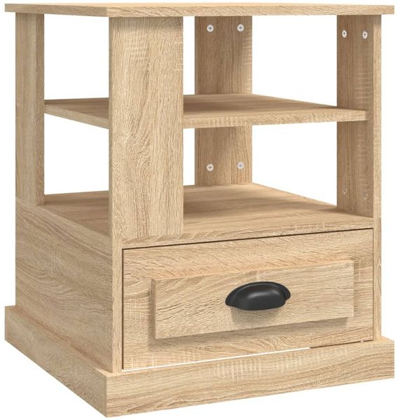 vidaXL Beistelltisch Sonoma-Eiche 50x50x60 cm Holzwerkstoff 816411 Bild 2