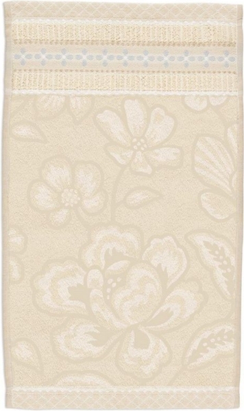 PiP Studio Badaccessoire-Set Jasmin Jaquard Gästehandtuch sand 30x50cm (1 Stück)